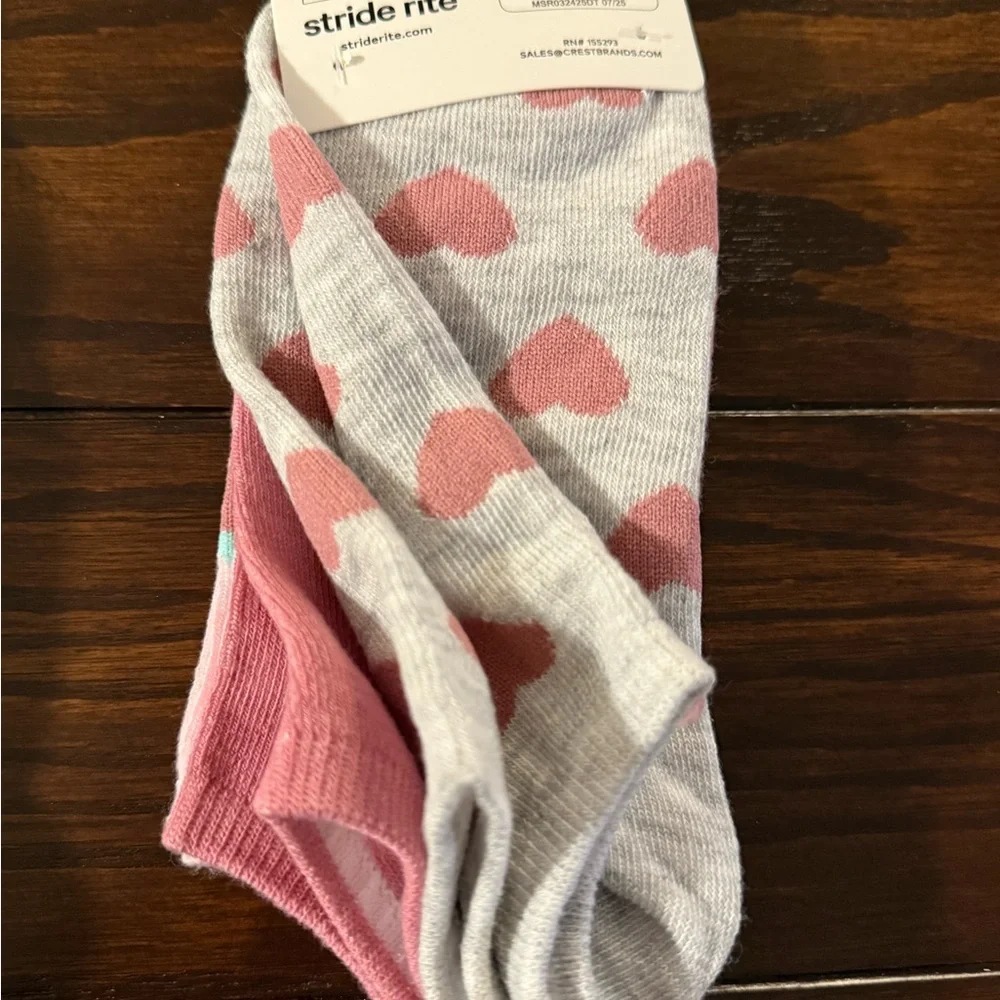 Surprize by Stride Rite Girls' Socks 3 - 3 Pair Packs